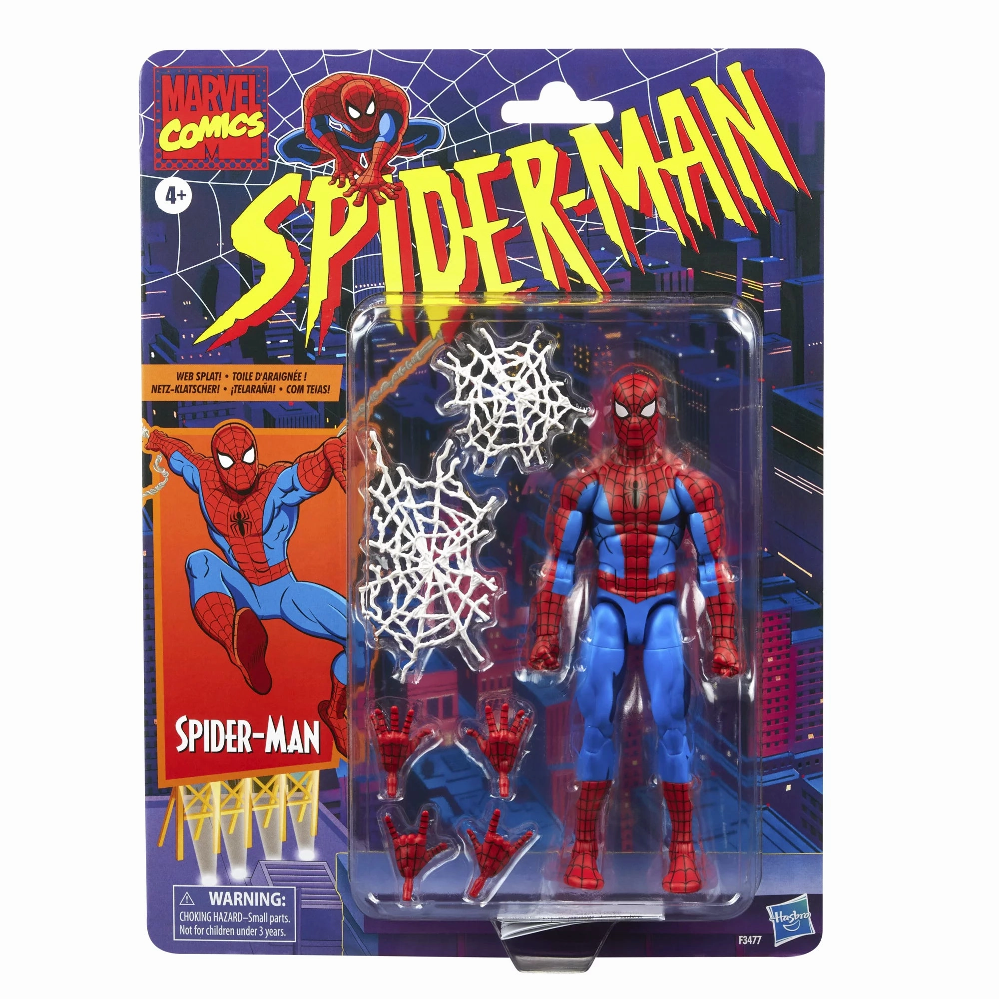 Marvel Legends Vintage Retro Series Spider-Man Cel-Shading Comic Ver. Action Figure