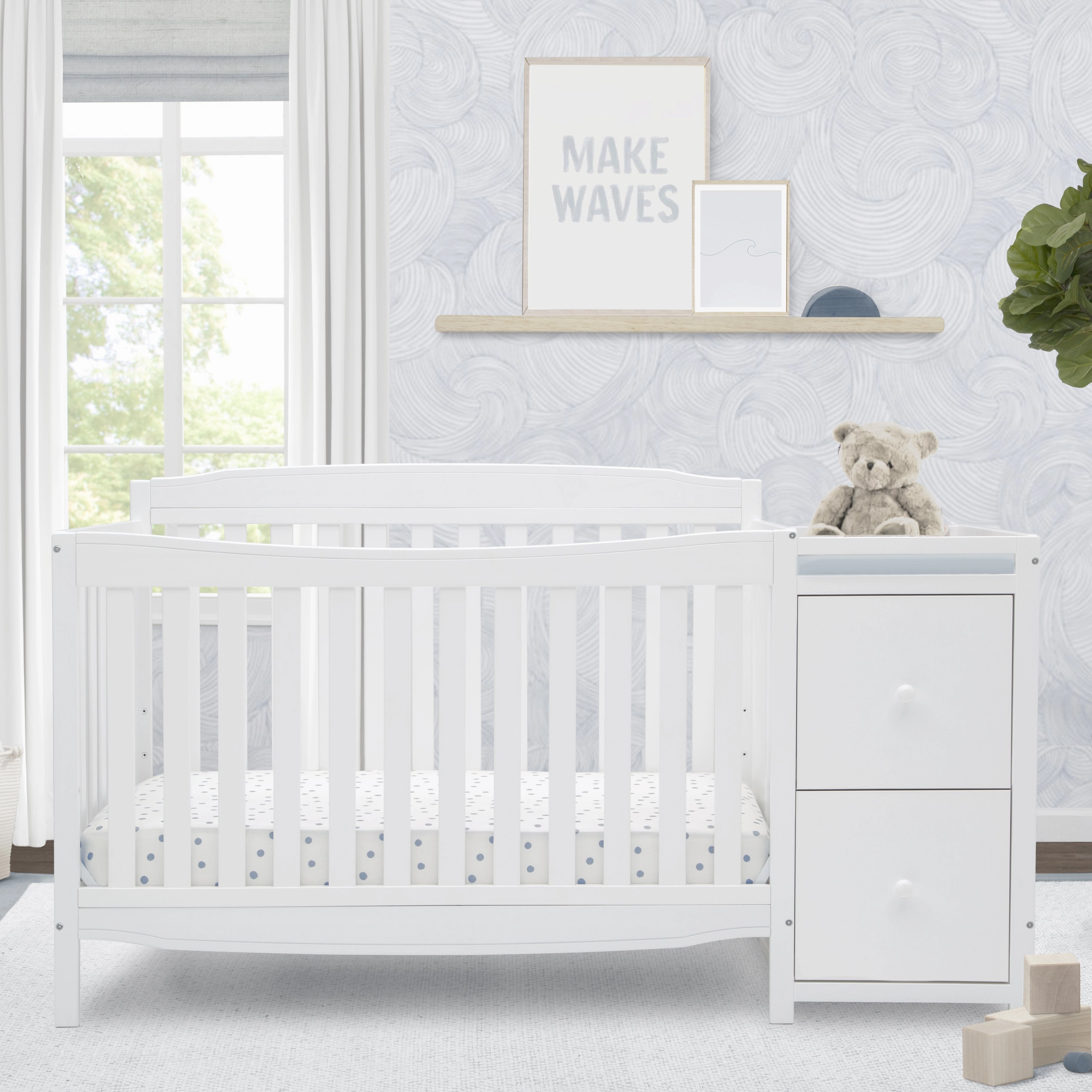 Mason Convertible 6-in-1 Crib and Changer