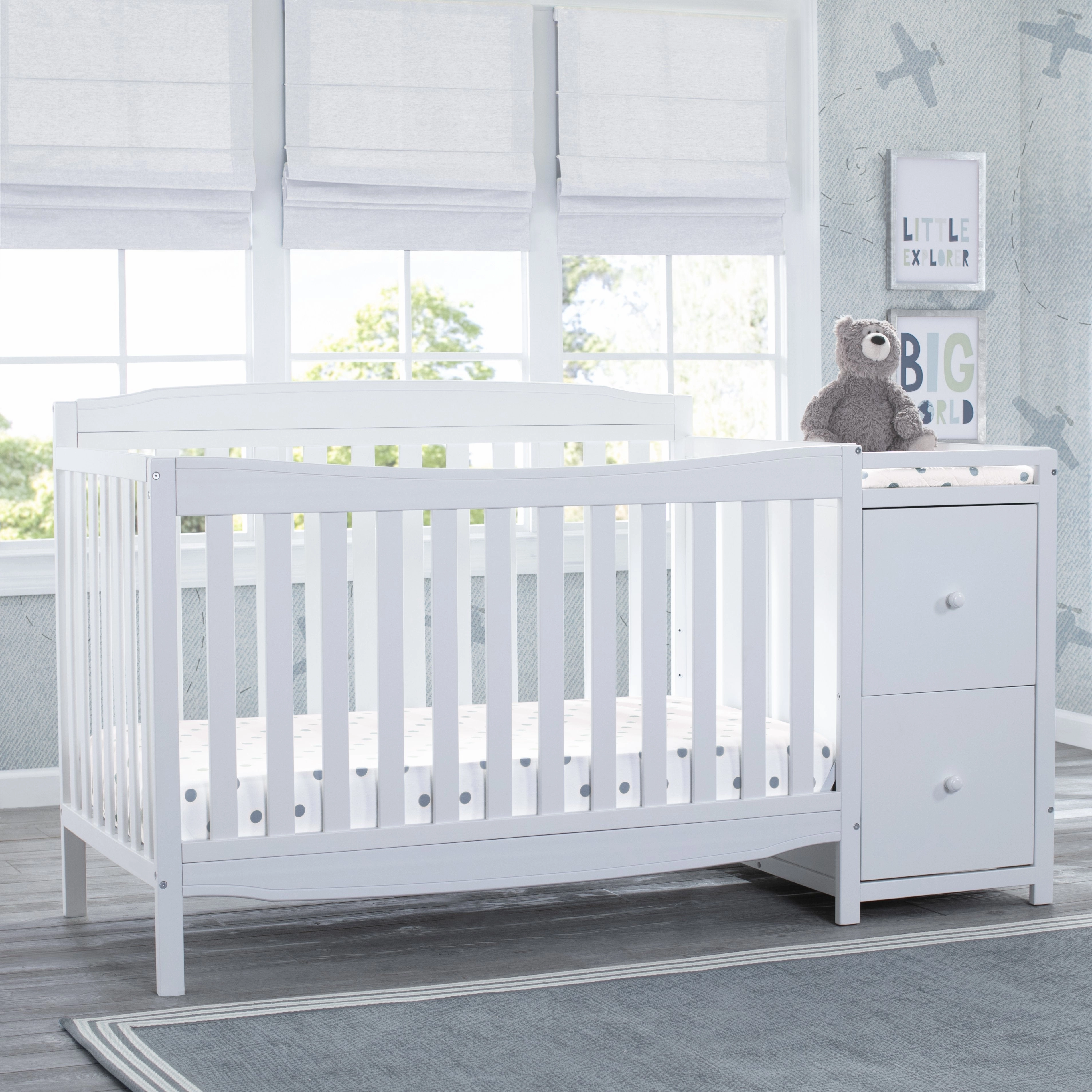 Mason Convertible 6-in-1 Crib and Changer