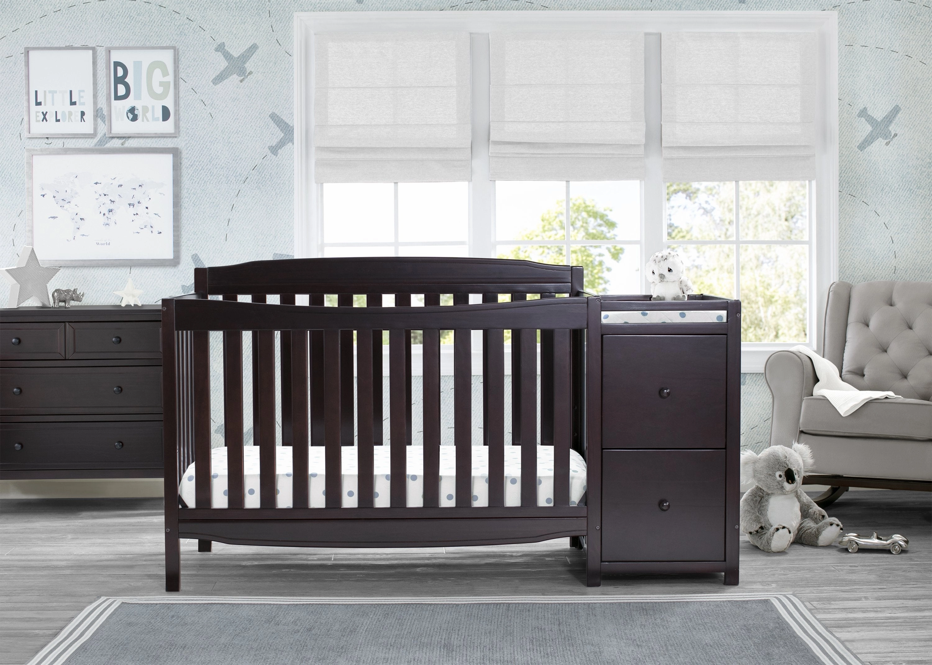 Mason Convertible 6-in-1 Crib and Changer