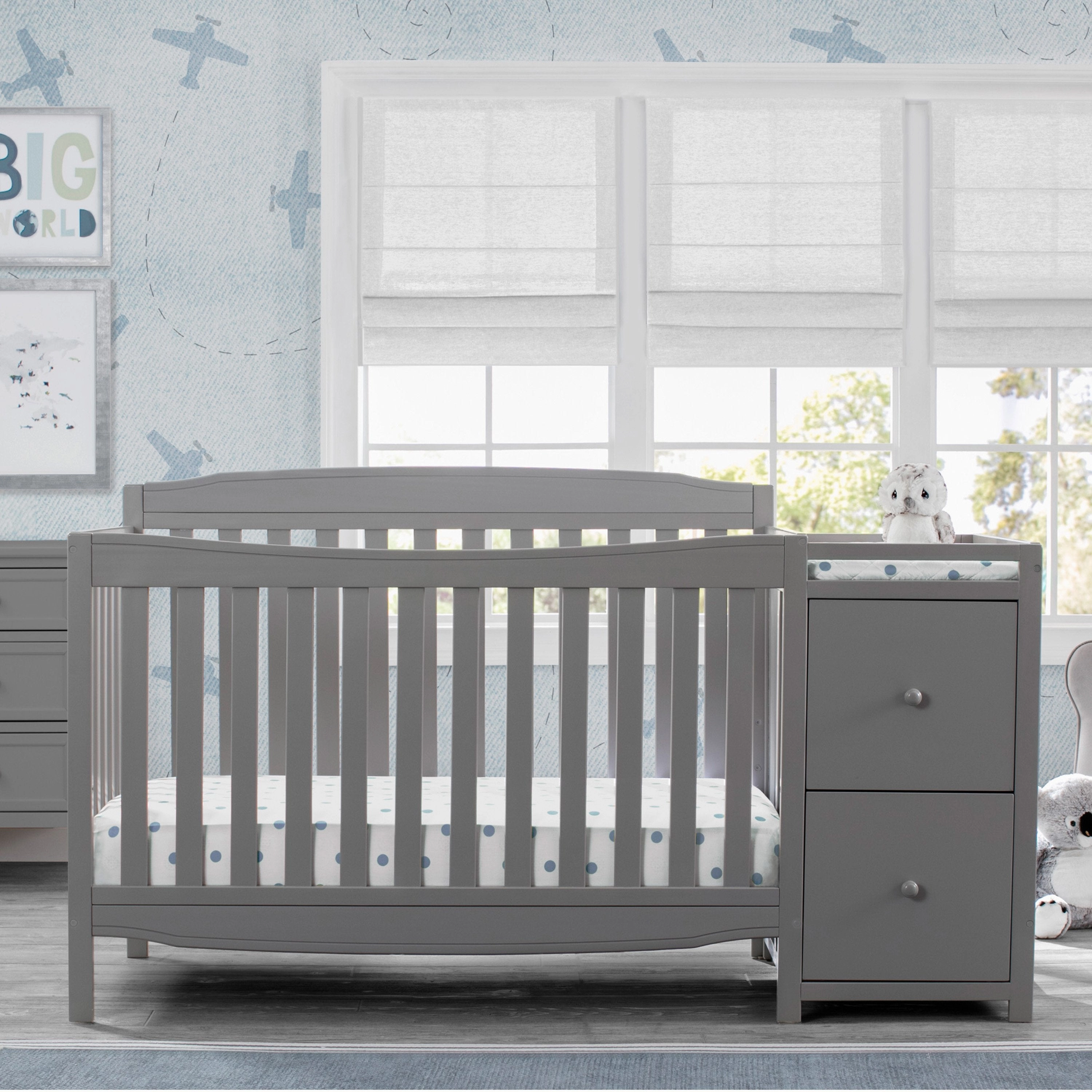 Mason Convertible 6-in-1 Crib and Changer