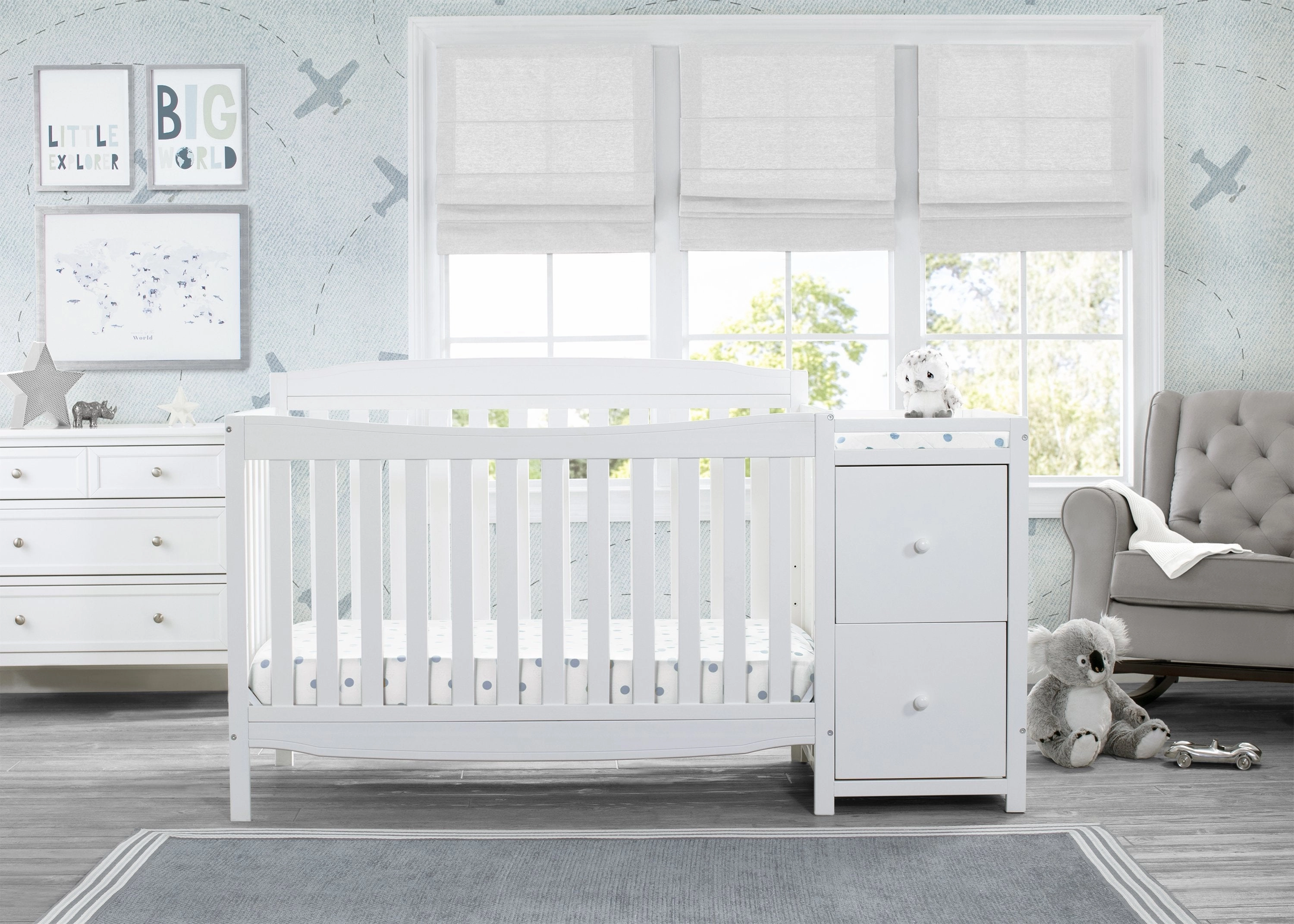 Mason Convertible 6-in-1 Crib and Changer