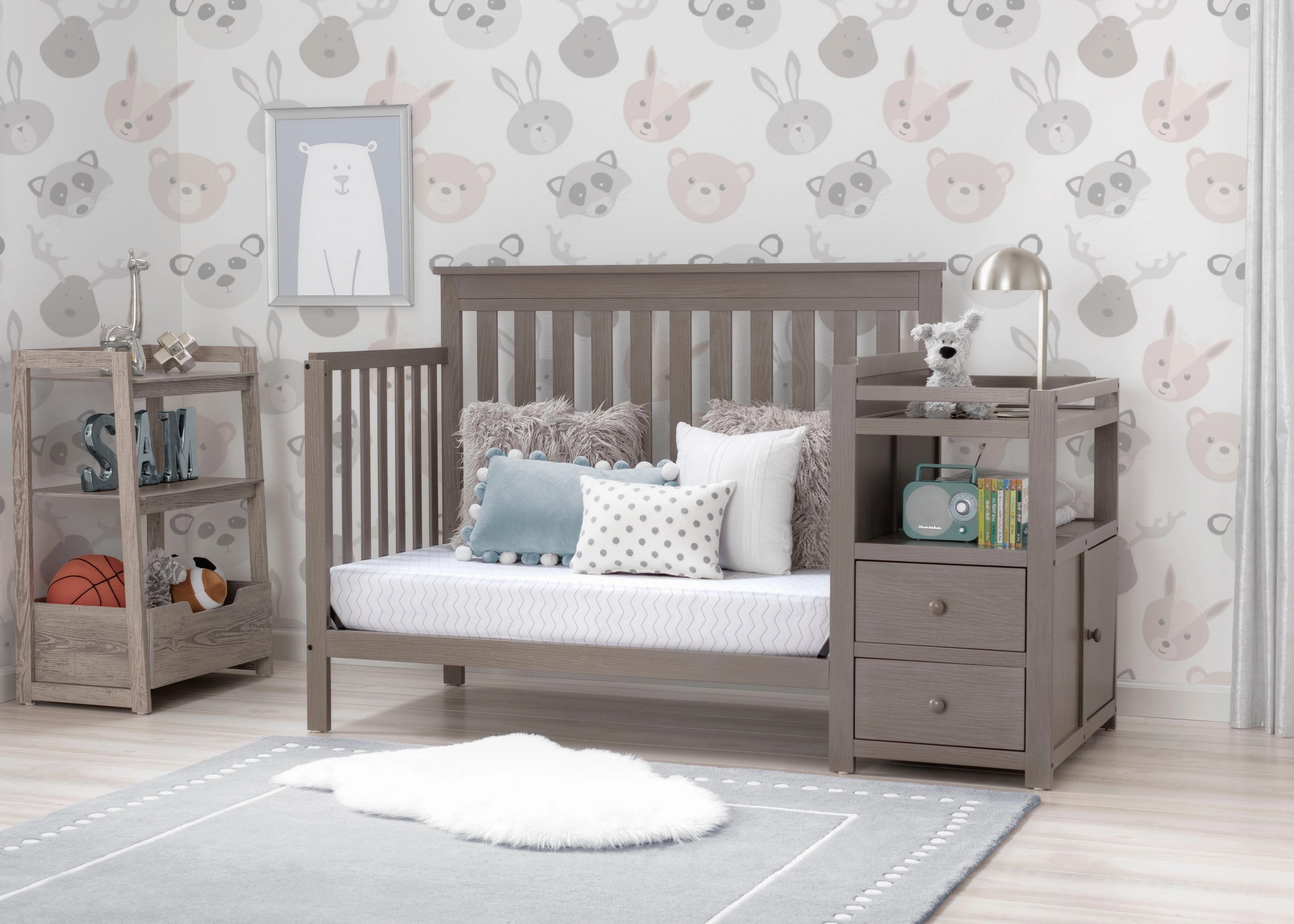 Mason Convertible Baby Crib N Changer