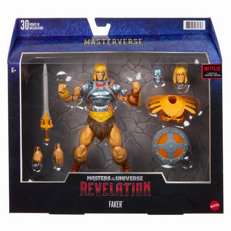 Mattel Master of the Universe: Revelation Masterverse Deluxe Faker Action Figure