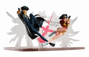 Megahouse Cowboy Bebop Spike Spiegel & Faye Valentine 1st Gig Set of 2 Scale Statue Figure