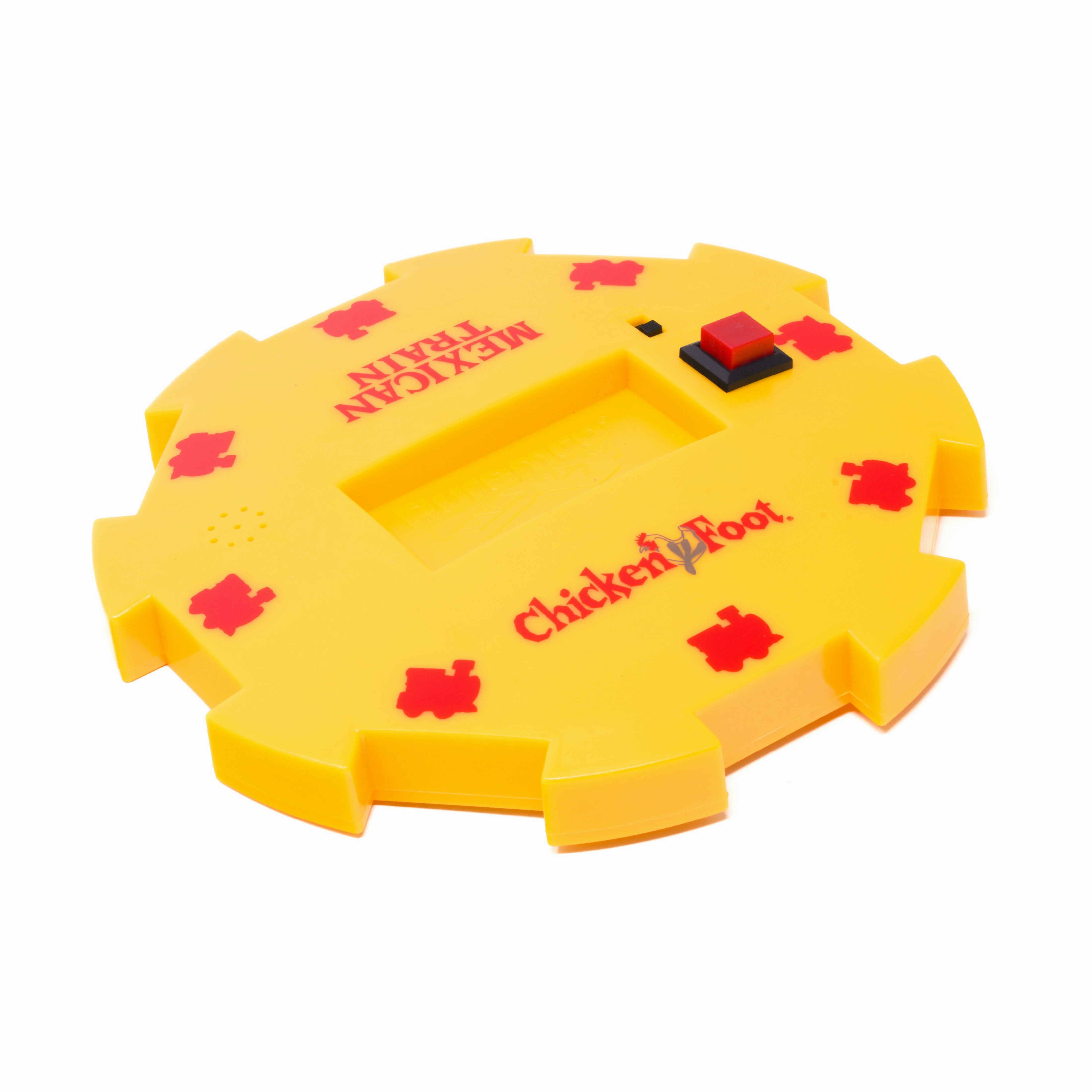 Mexican Train Deluxe Dominoes Set with Bonus Chickenfoot Game