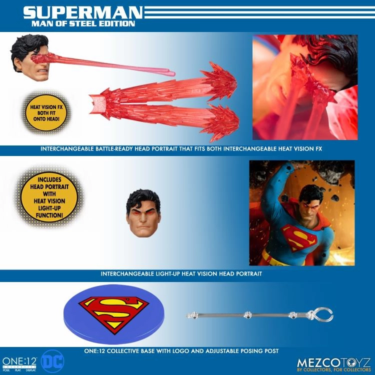 Mezco Toyz One:12 Collective: DC Comics Superman: Man of Steel Edition Action Figure