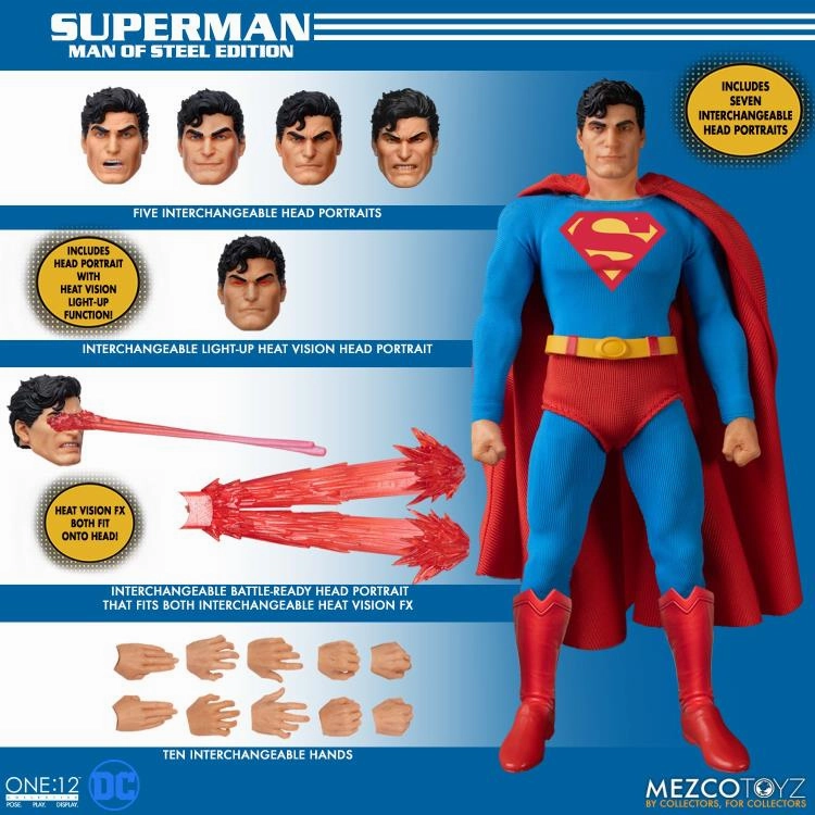 Mezco Toyz One:12 Collective: DC Comics Superman: Man of Steel Edition Action Figure