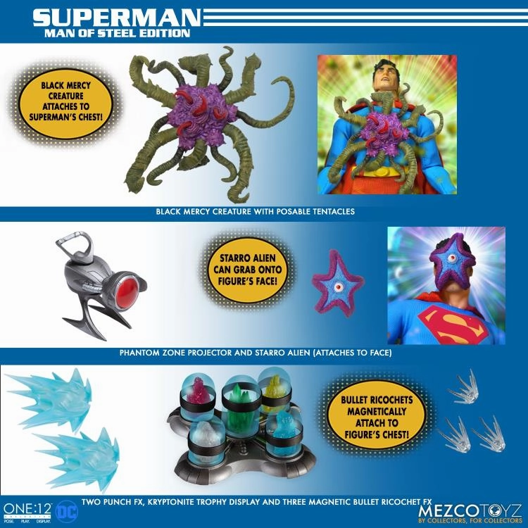 Mezco Toyz One:12 Collective: DC Comics Superman: Man of Steel Edition Action Figure