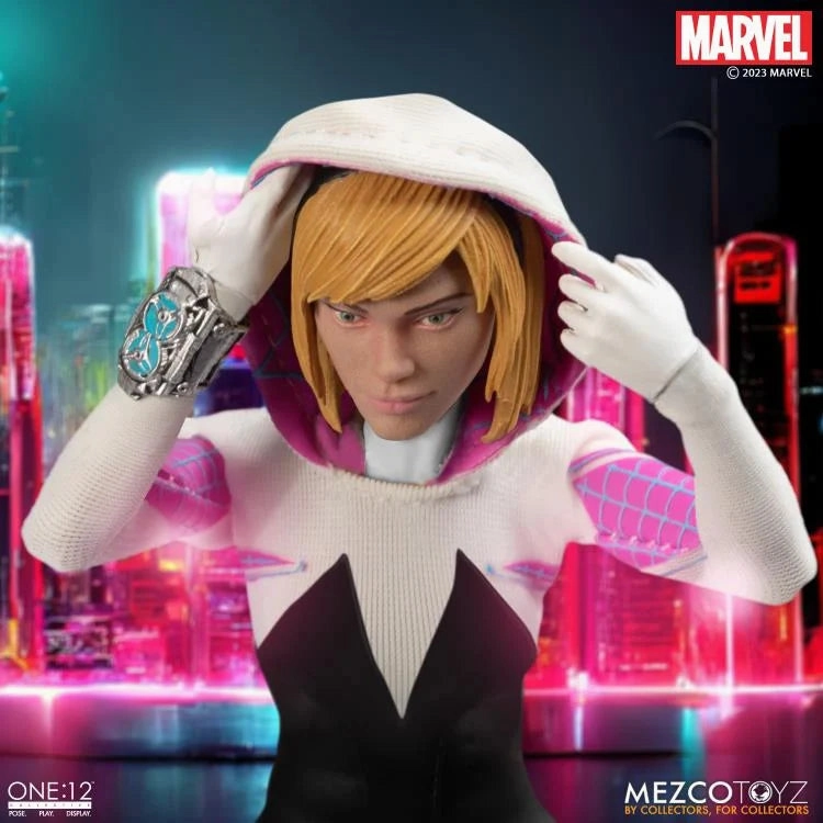 Mezco Toyz ONE:12 Collective Ghost Spider (Spider-Gwen) Action Figure