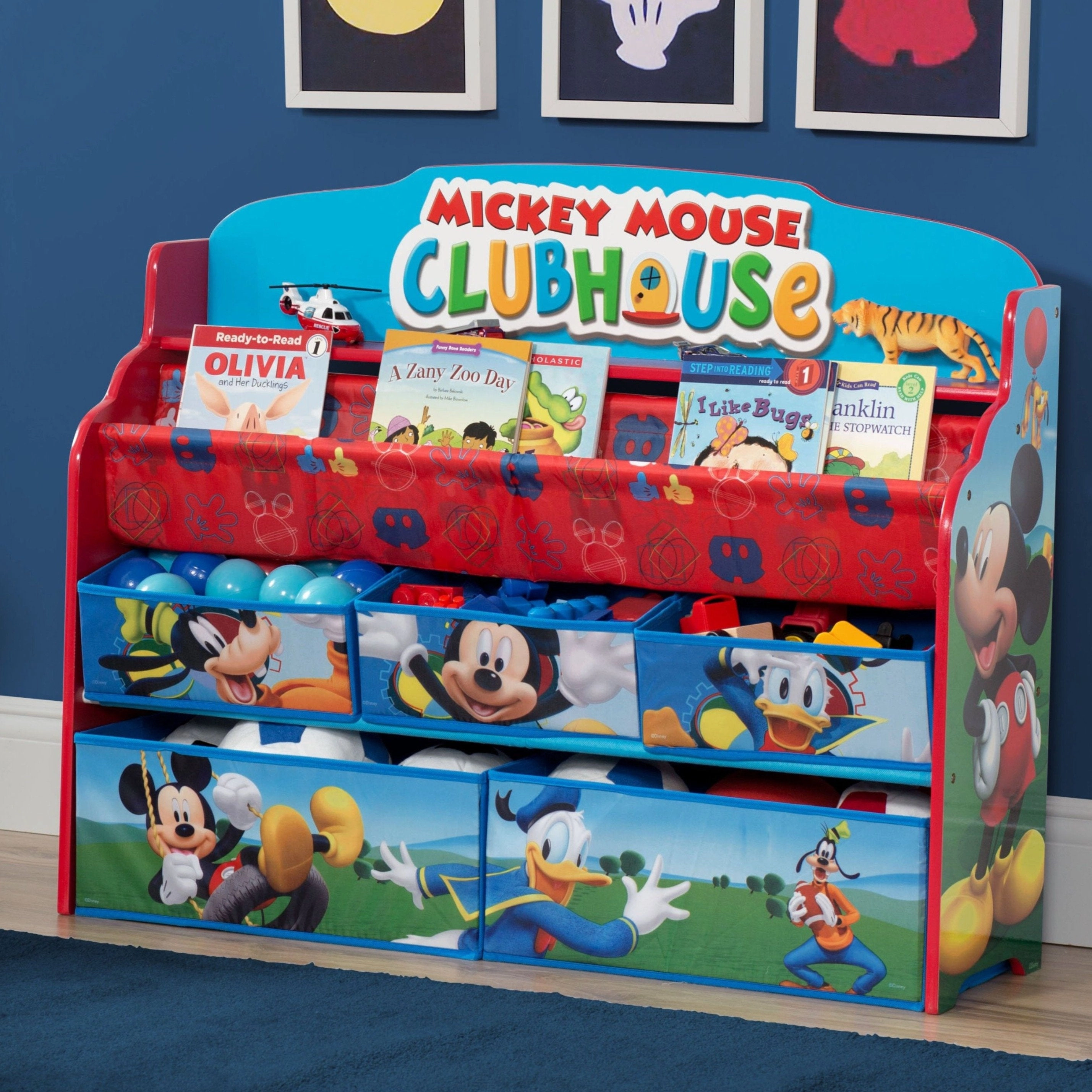 Mickey Mouse Deluxe Book & Toy Organizer