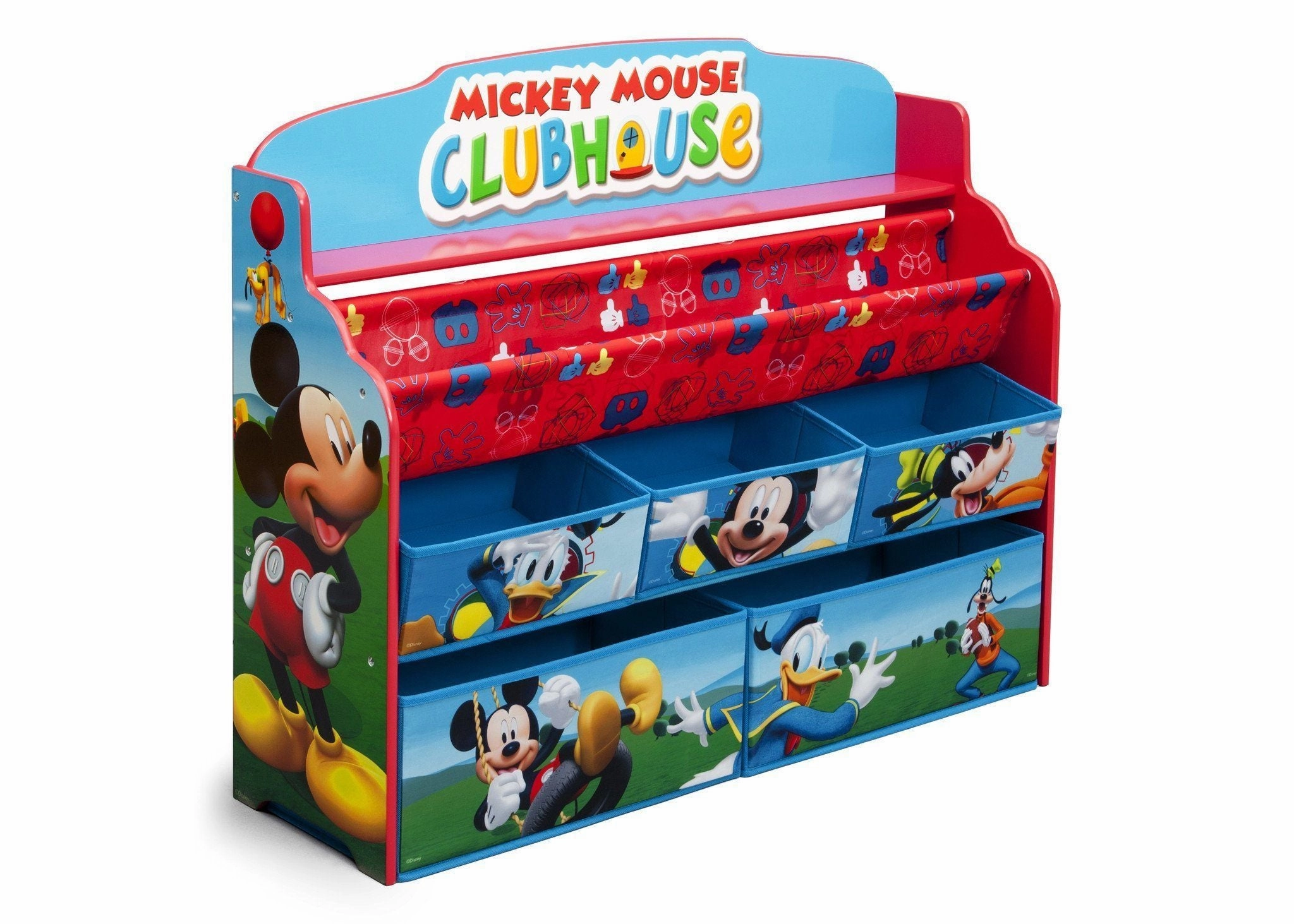 Mickey Mouse Deluxe Book & Toy Organizer