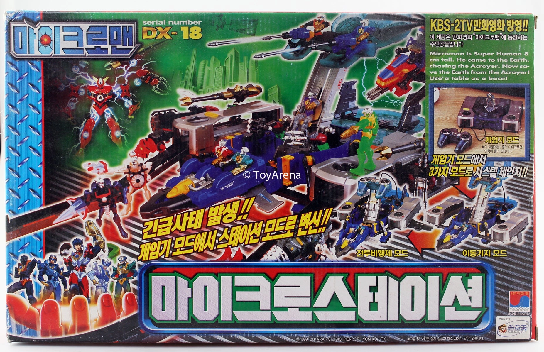 Microman DX-18 Playstation Micro Station