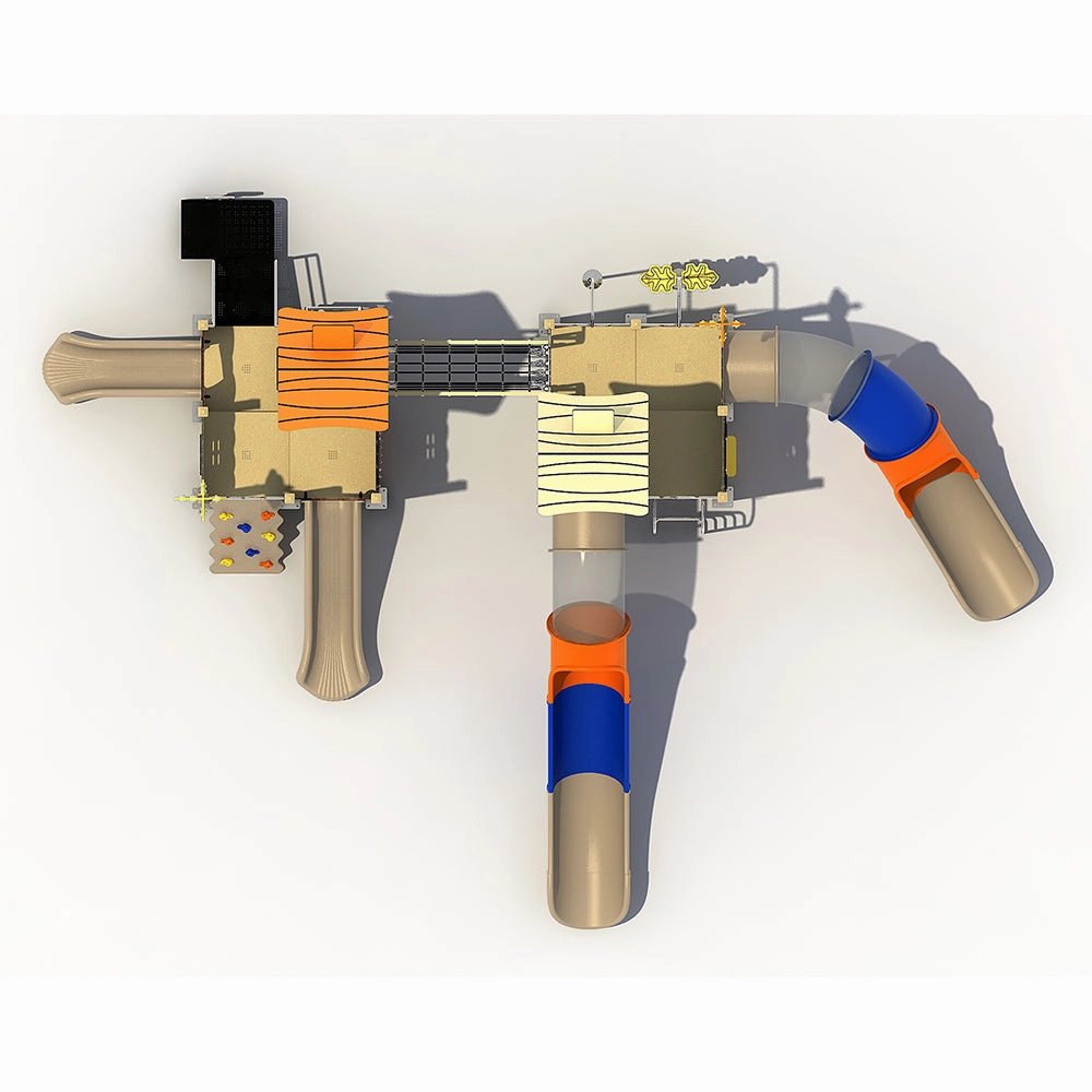 Mini Cascades Eco-Wood Playground | Durable, ADA-Compliant, UV-Resistant Design for Preschools