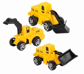 Mini Die-Cast Pull Back Construction Vehicles