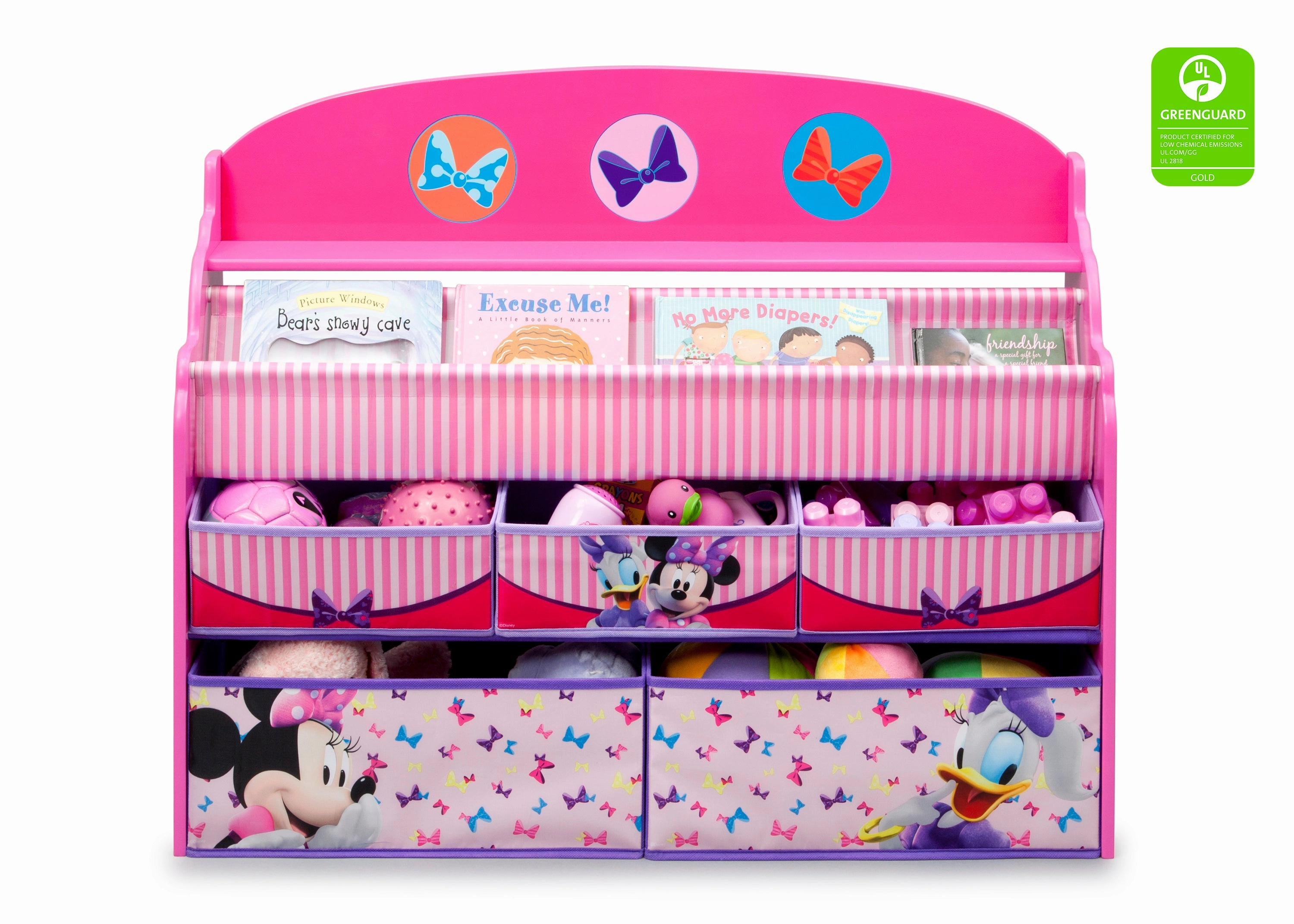 Minnie Mouse Deluxe Book & Toy Organizer