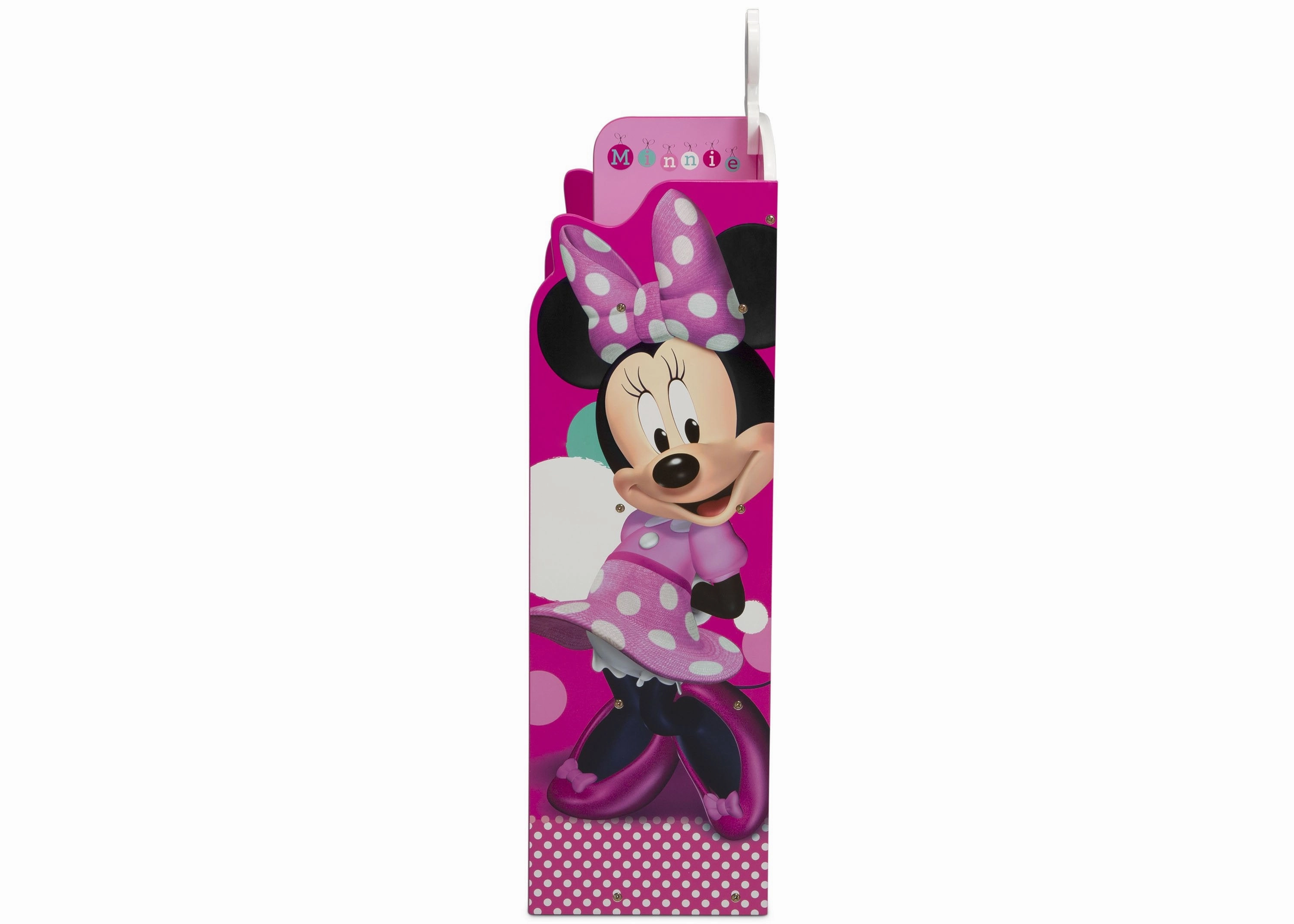 Minnie Mouse Wooden Playhouse 4-Shelf Bookcase