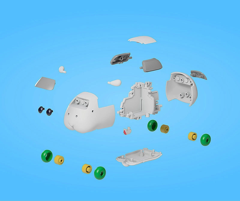 Moderoid Pui Pui Molcar Shiromo Model Kit