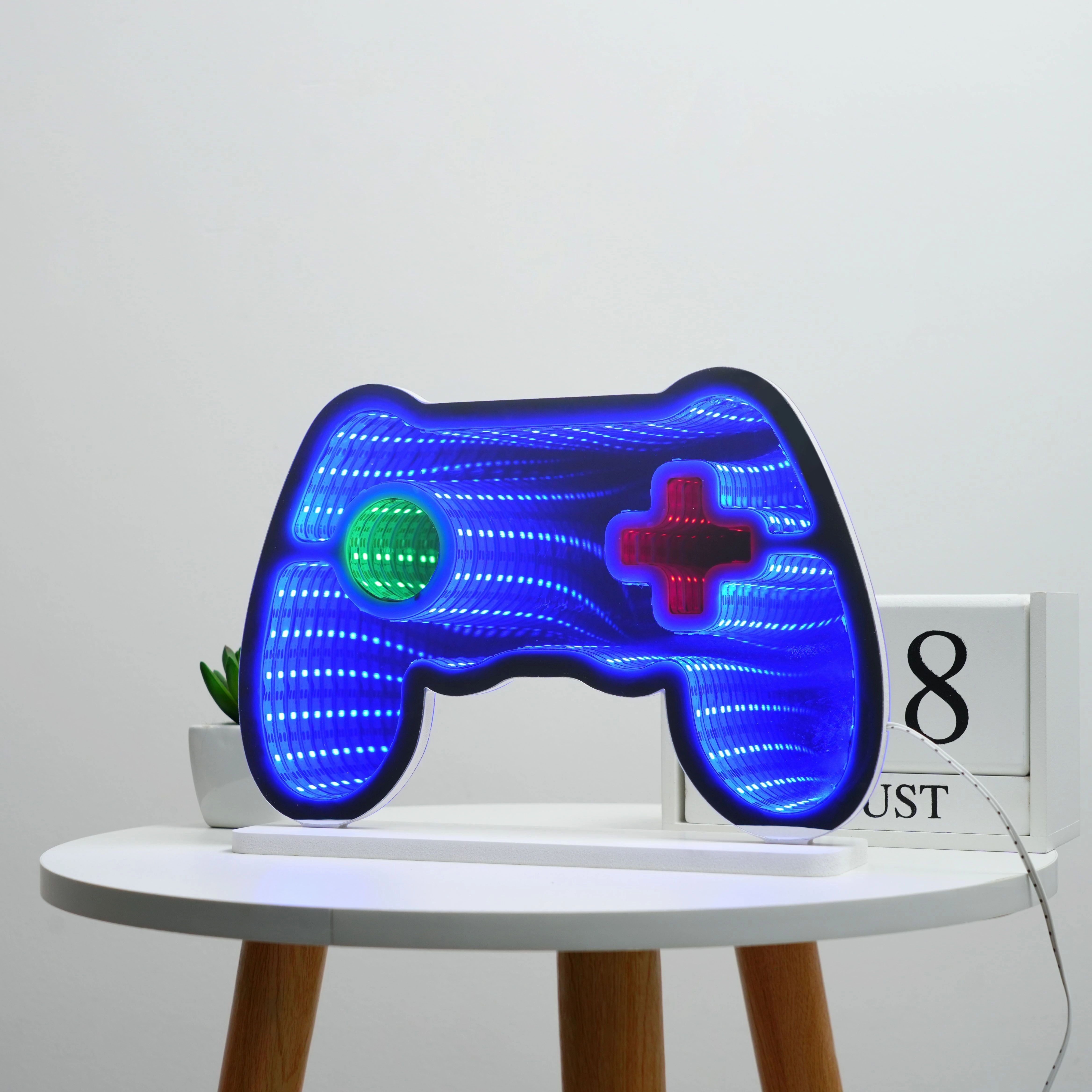 Multi Color Gamer Infinity Mirror