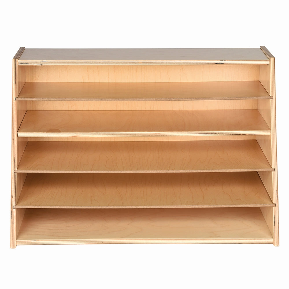 Multi-Level Puzzle Storage Station | Extra Wide Wooden Organizer for Puzzles