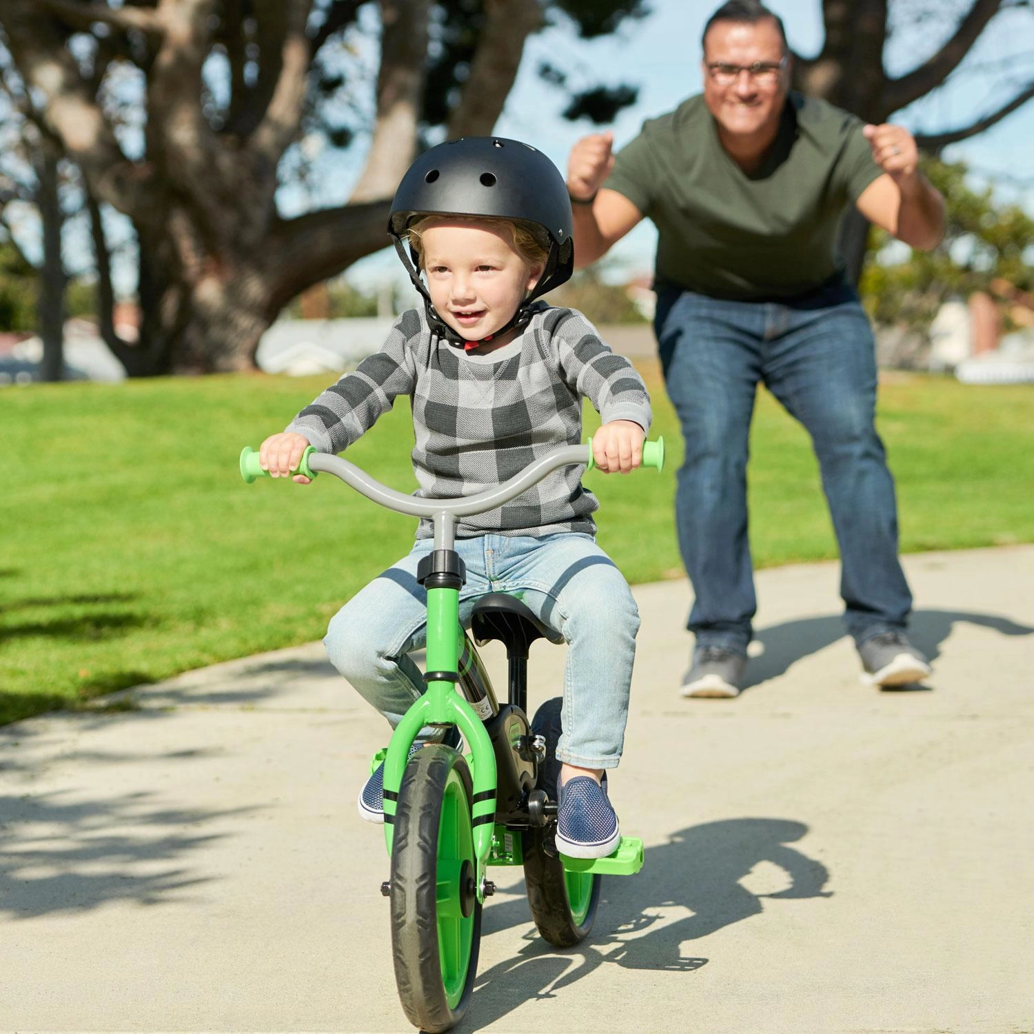 My First Balance-to-Pedal Bike