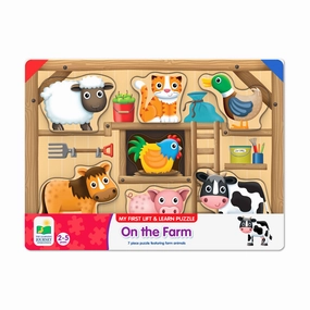 My First Lift & Learn Puzzle - On the Farm - 7 pc