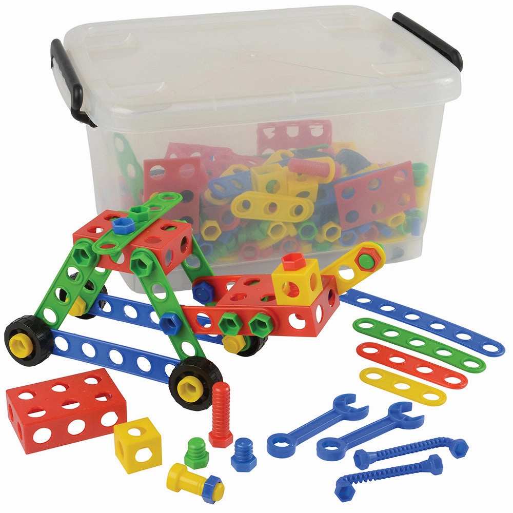 Nuts & Bolts STEM Construction Builder Set | 316 Piece Playset