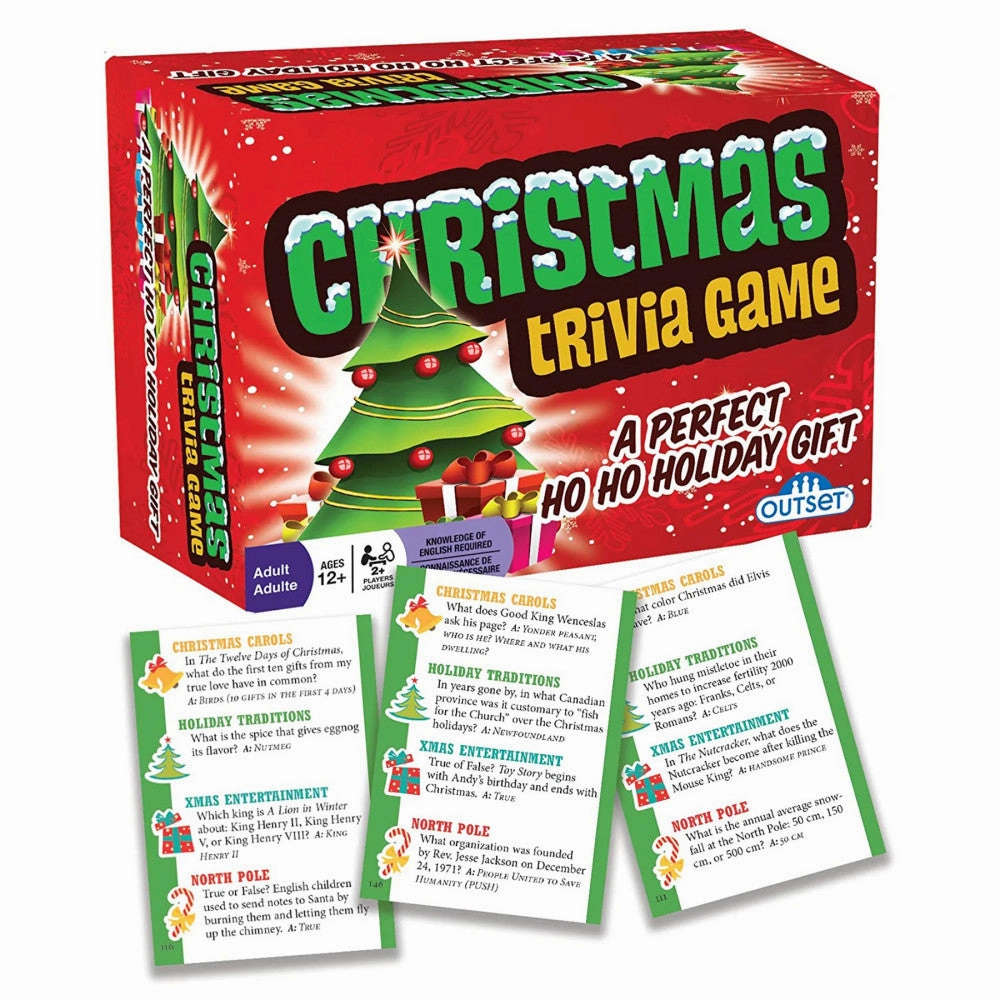 Outset Media Christmas Trivia Family Board Game