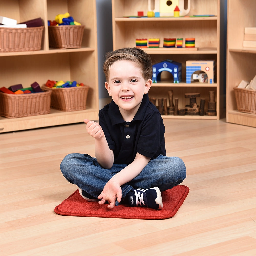 Oversized Classroom Carpet Squares | Jumbo 24-Piece Set with Stow-N-Go Tote