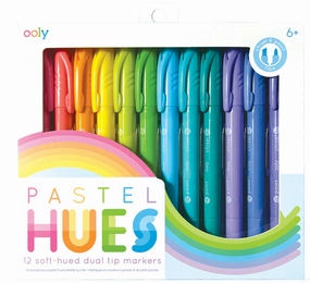 Pastel Hues Dual Tip Markers