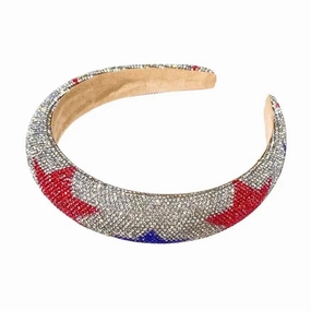 Patriotic Crystal Headband