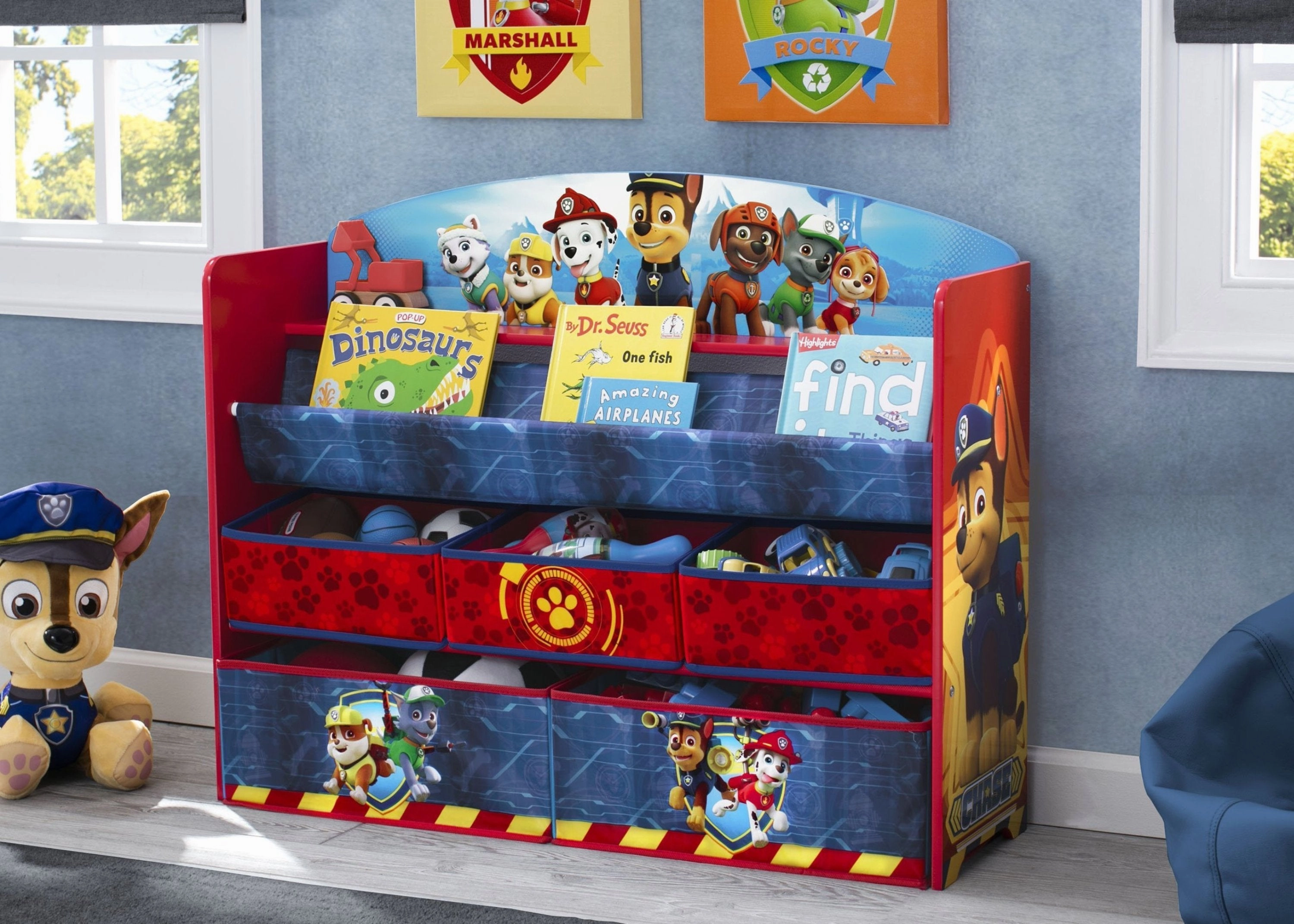 PAW Patrol Deluxe Book and Toy Organizer