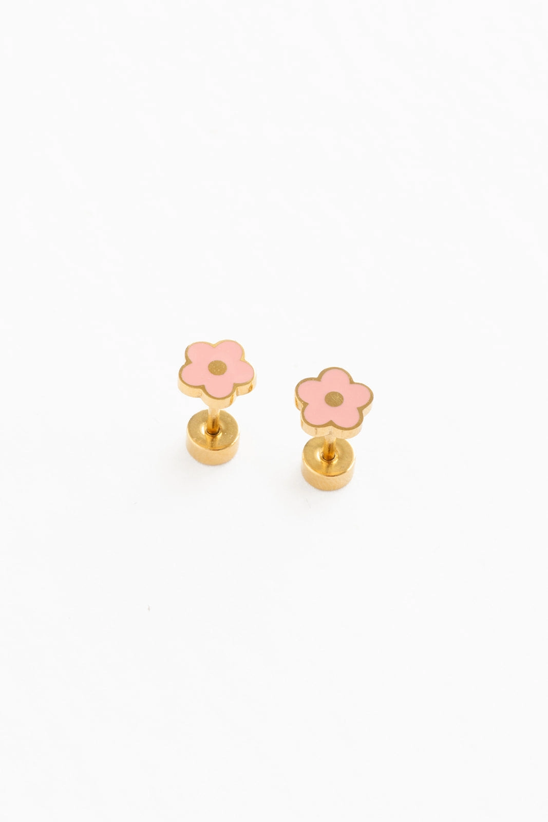 Petite Flower Earrings - 18K Gold Plated, Hypoallergenic
