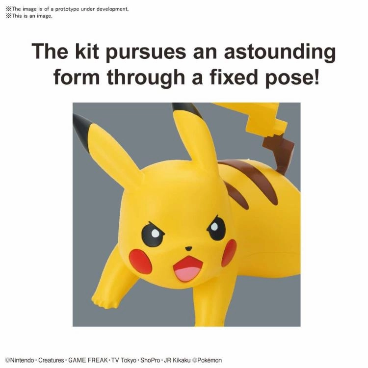 Pikachu (Battle Ver.) - Bandai Pokmon Quick Model Kit