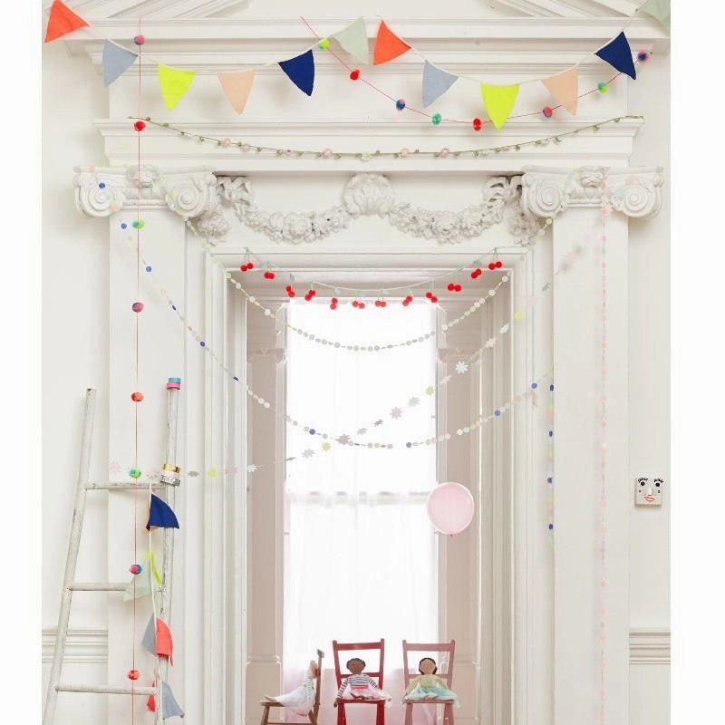 Pink Knitted Bunting