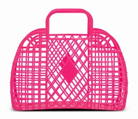 Pink Neon Large Jelly Bag