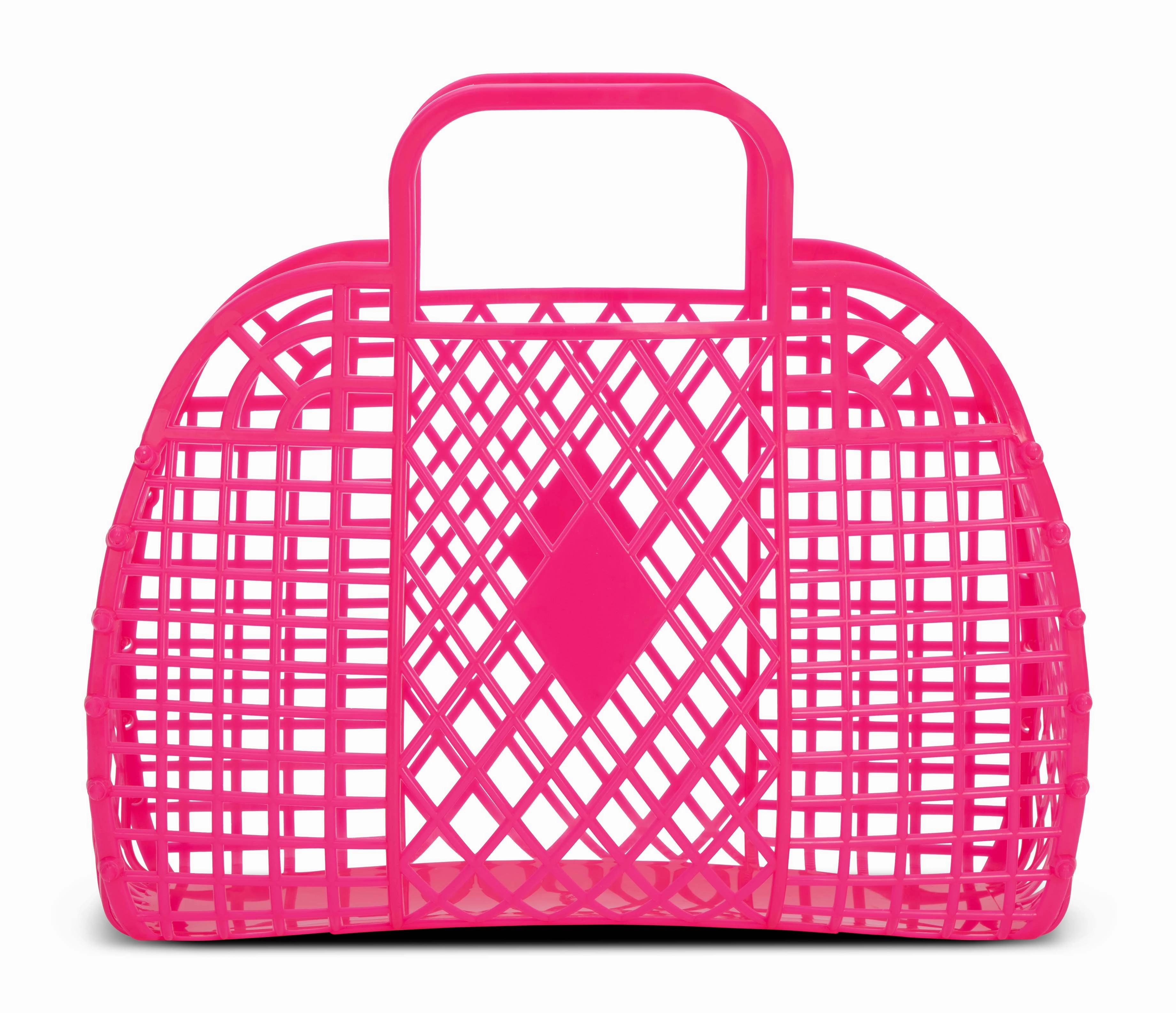 Pink Neon Large Jelly Bag