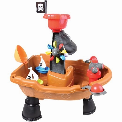 Pirate Ship Water Table | Interactive Water Play with Cannon, Catapult & Water Wheels