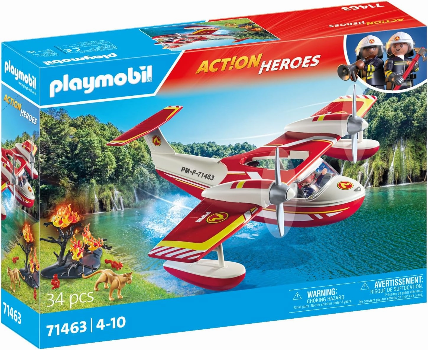 Playmobil 71463 - Firefighting Seaplane