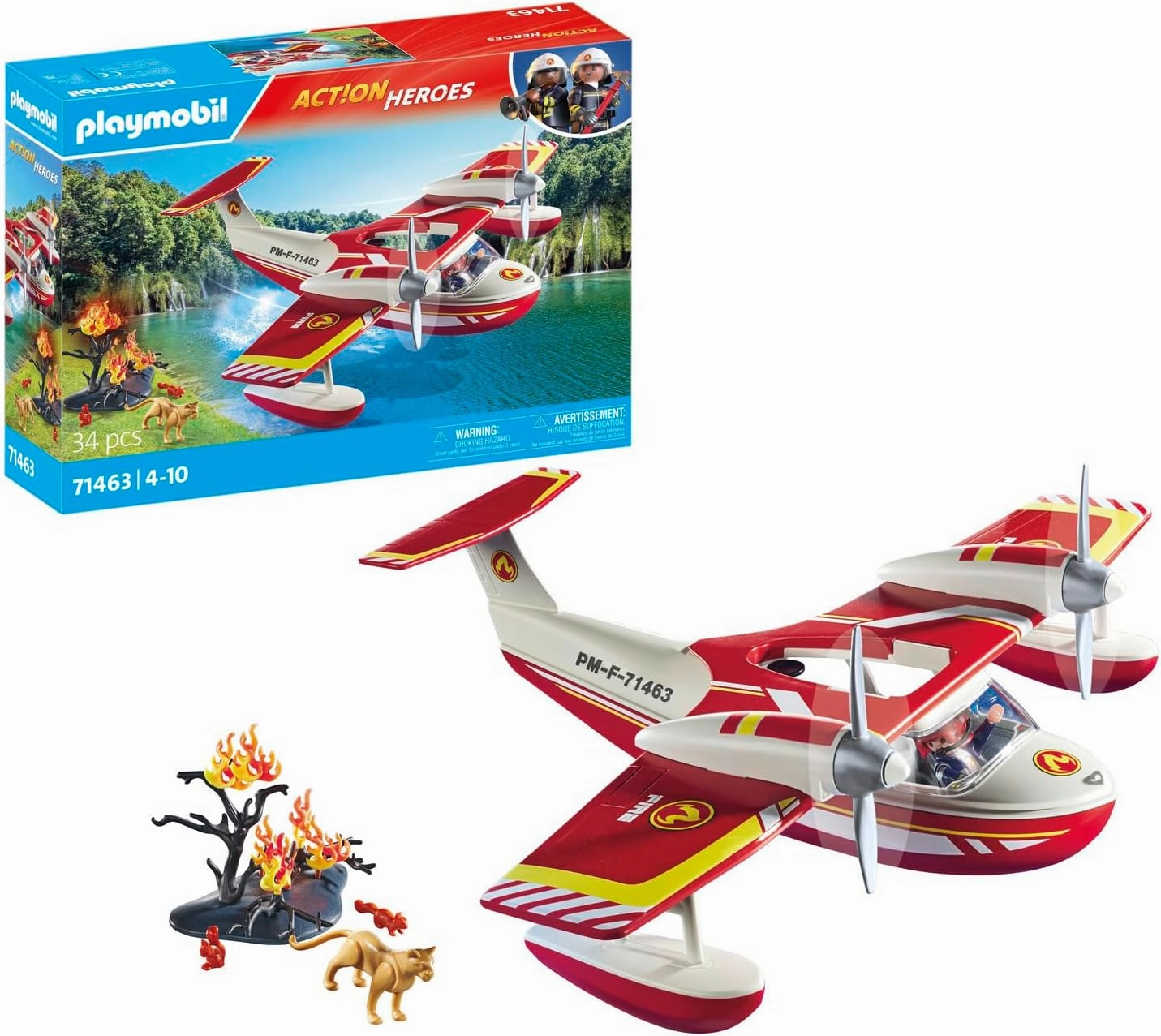 Playmobil 71463 - Firefighting Seaplane