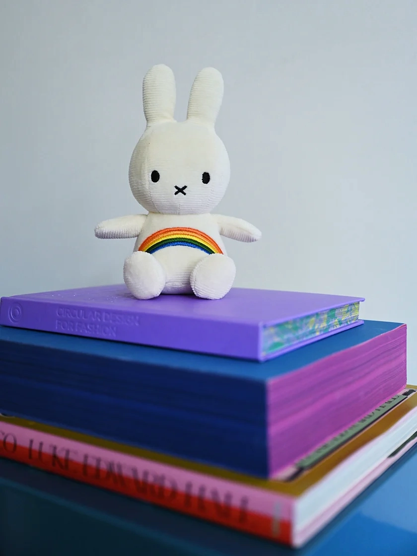 Plush MIFFY Rainbow Offwhite