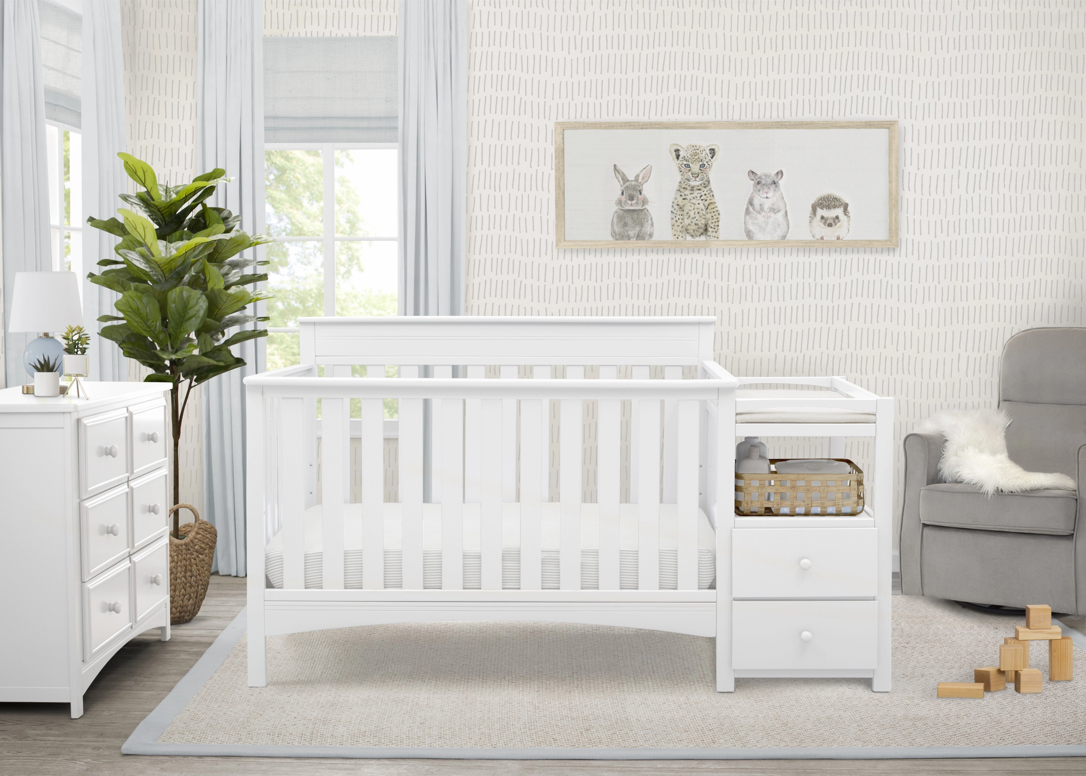 Presley Convertible Crib and Changer