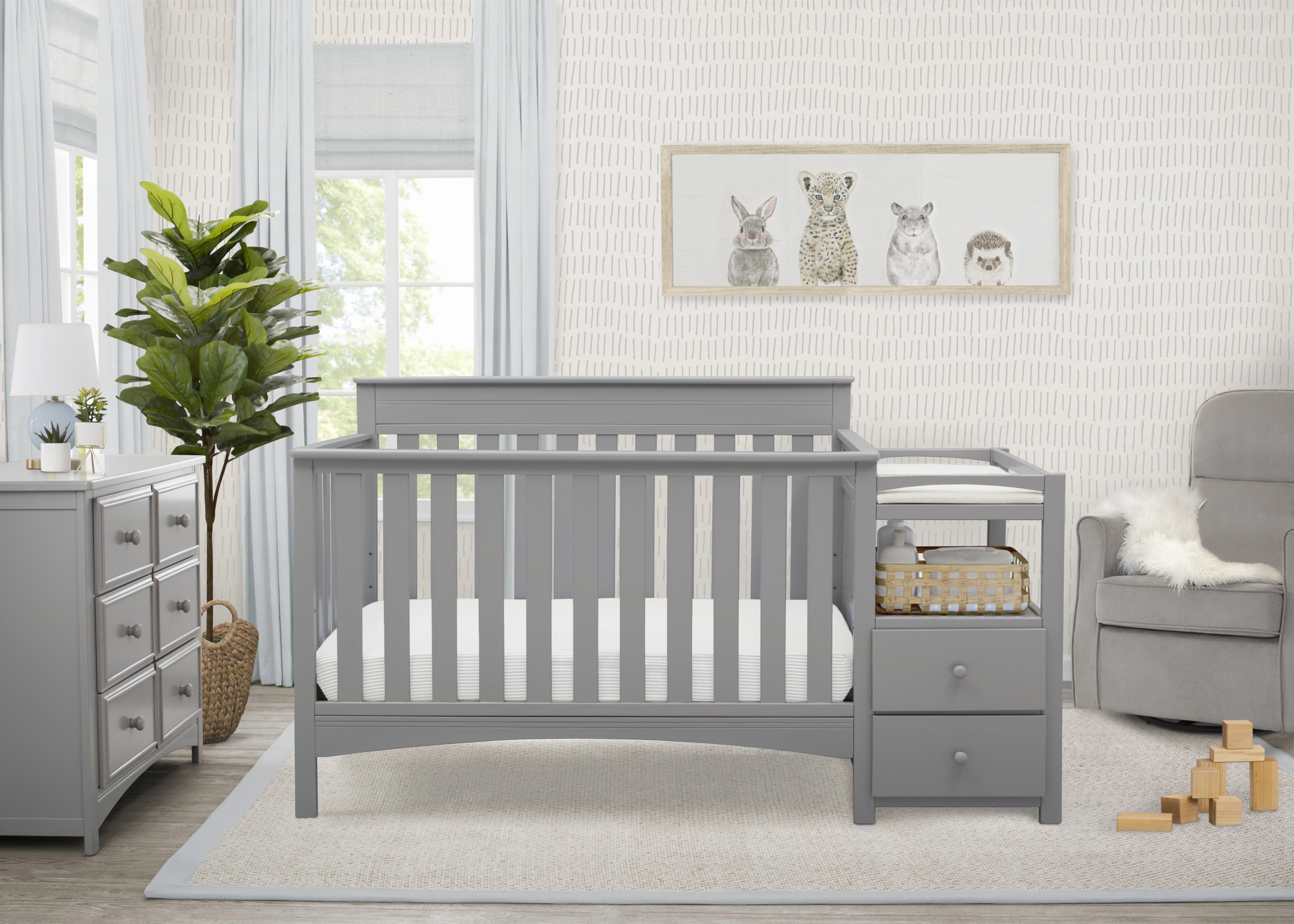 Presley Convertible Crib and Changer