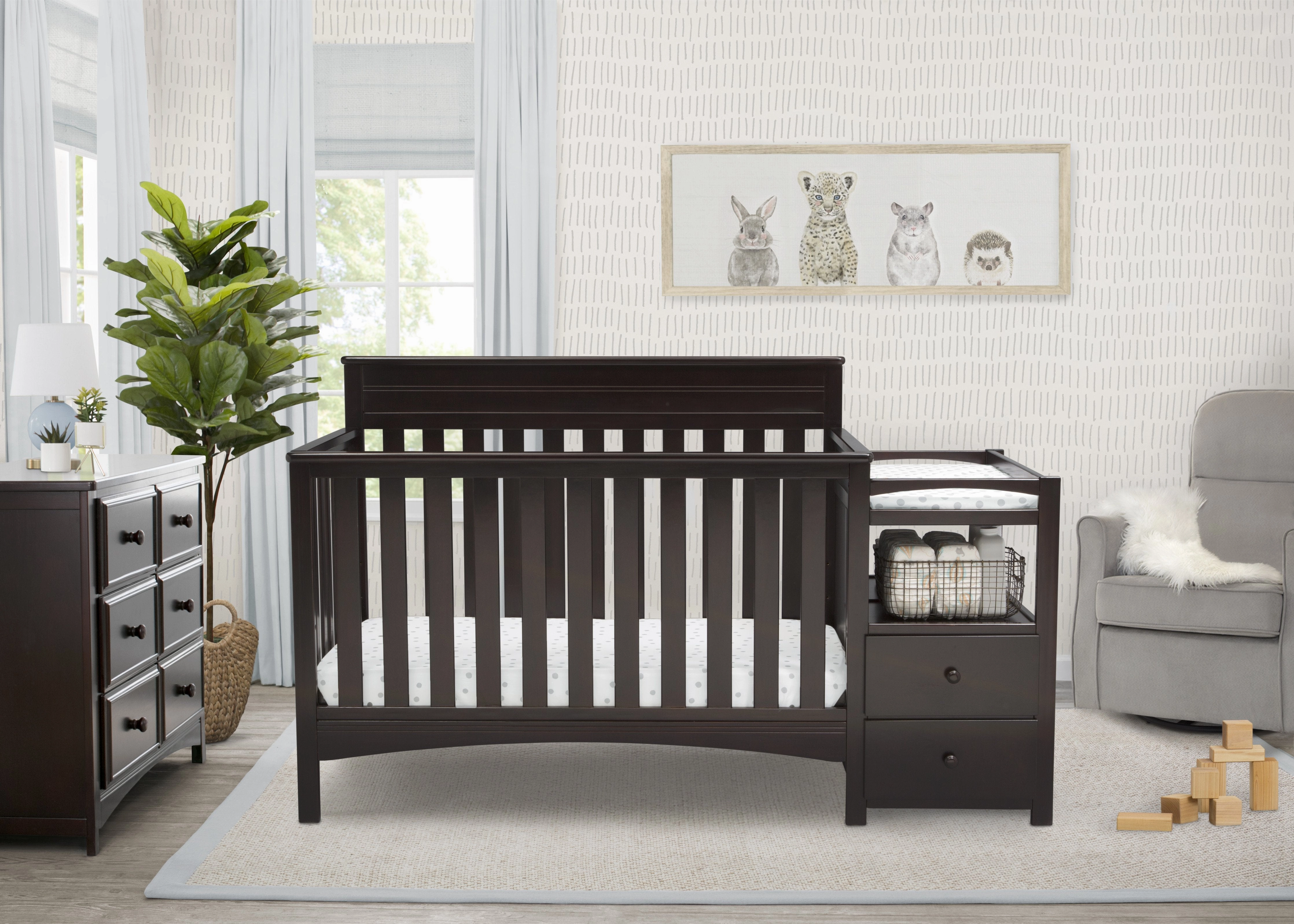 Presley Convertible Crib and Changer