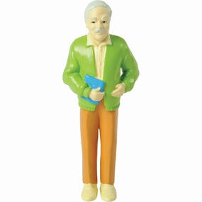 Pretend Play Family Caucasian Grandpa Individual Figure