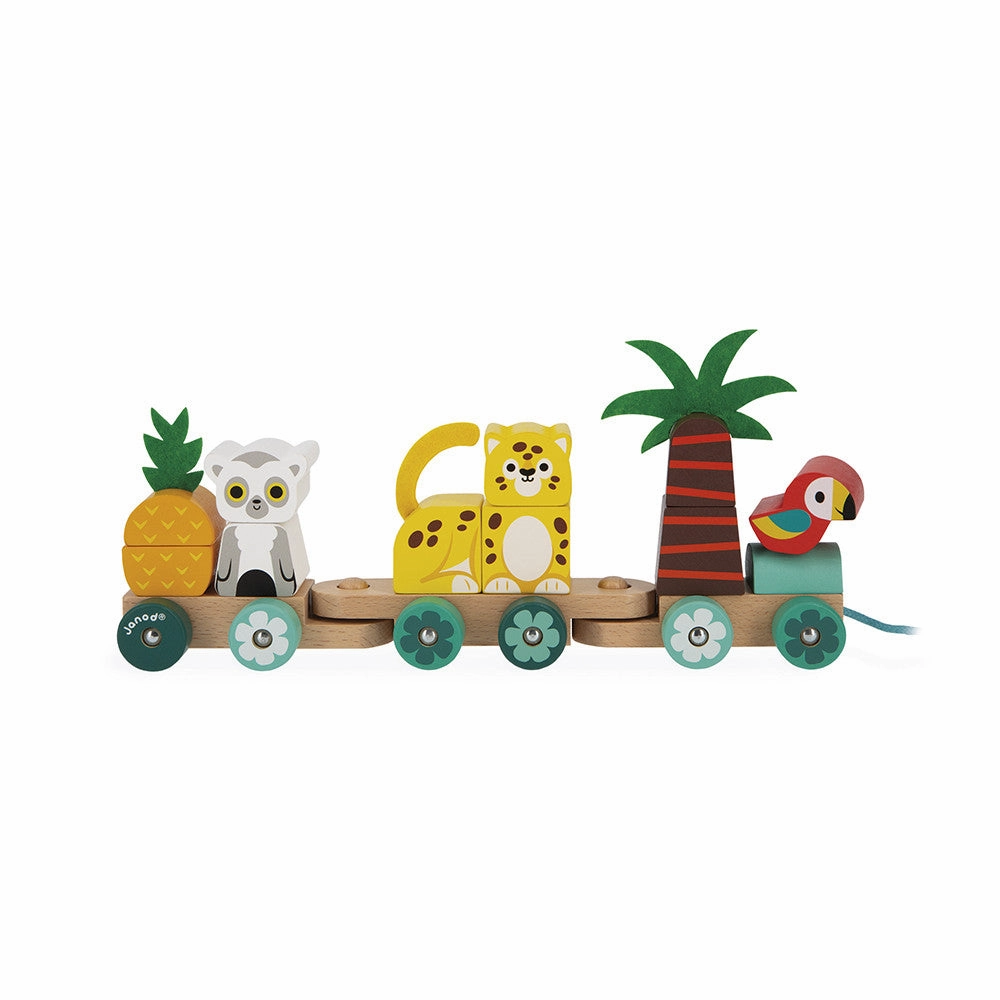 Pull-Along Tropical Train