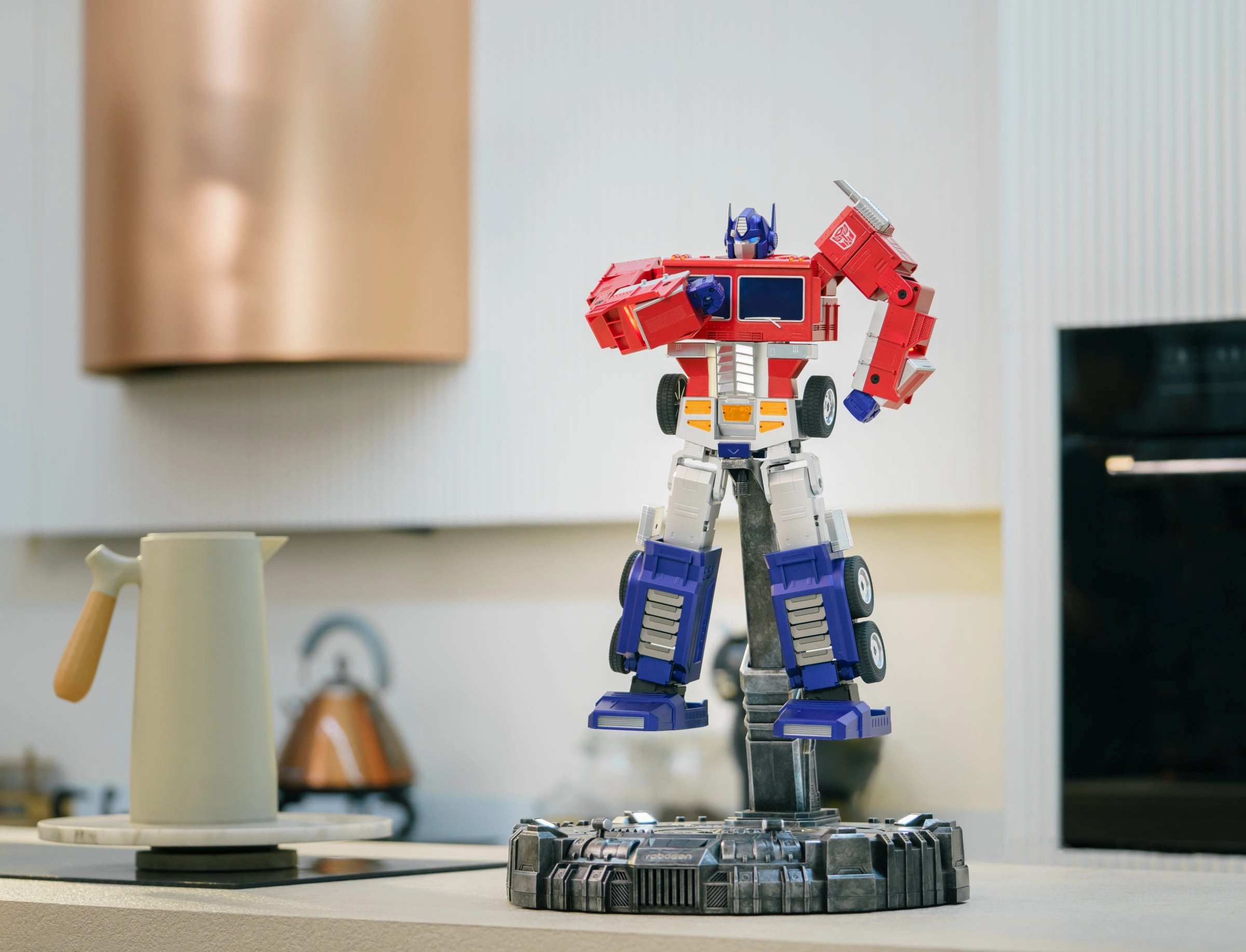Robosen Transformers AI Base Charging Stand for Flagship / Elite Optimus Prime