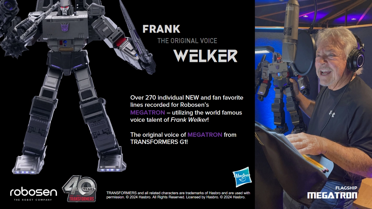 Robosen Transformers Megatron Flagship Limited Edition Auto-Converting Robot Figure Pre-order