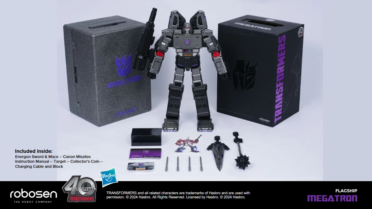 Robosen Transformers Megatron Flagship Limited Edition Auto-Converting Robot Figure