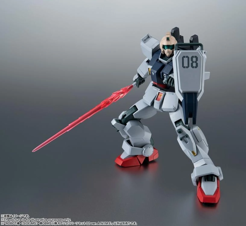 Robot Spirits #R-296 Mobile Suit Gundam: The 8th MS Team Option Part Set 02 Ver. A.N.I.M.E. Action Figure